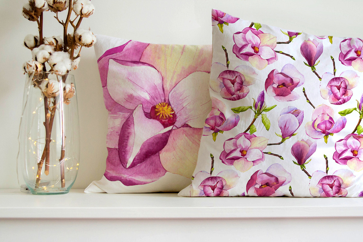 Repeating patterns with magnolias, a Graphic by Mona Monash (Photo 4 of 12)