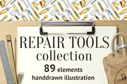 Repair tools collection, an Object Graphic by Karina.sketch (Thumbnail 1 of 4)