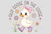 Silly Goose on the Loose PNG, an Illustration by Sublimation Artist (Thumbnail 2 of 6)