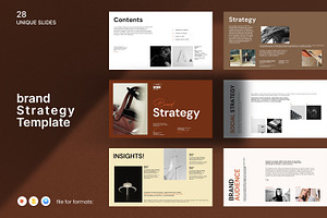 Brand Strategy Presentation Template, a Presentation Template by Slide_Genius1