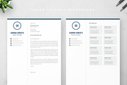 Resume Template Sabrina, a Resume Template by Olympia Resume (Thumbnail 2 of 4)