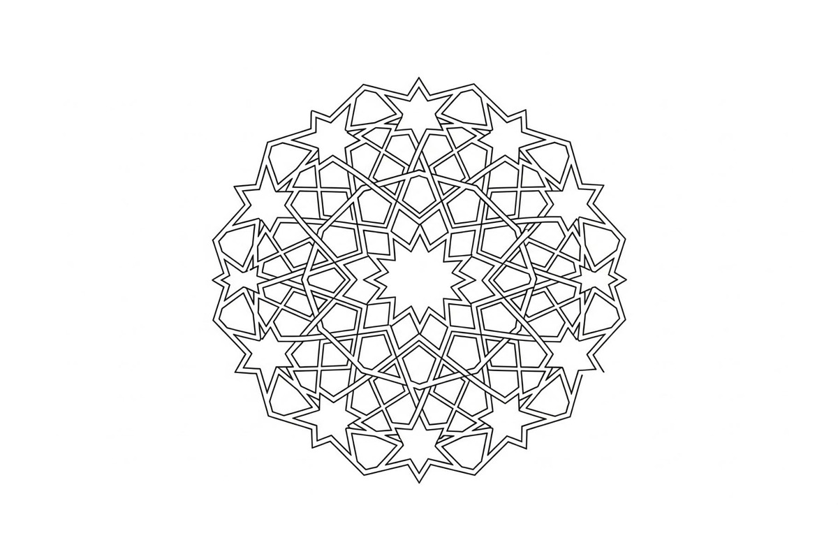 Islamic Mandala Geometric Bundle, an Illustration by Gaye Art (Photo 10 of 51)
