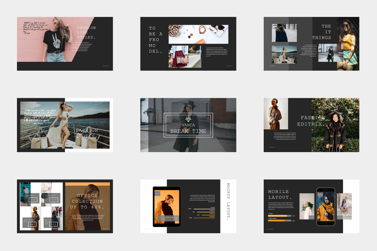 Fashion Presentation - VANCA, a Presentation Template by flyerittyer (Photo 4 of 5)