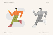 Minimal Character Set, a Person Illustration by Léo Alexandre (Thumbnail 8 of 18)