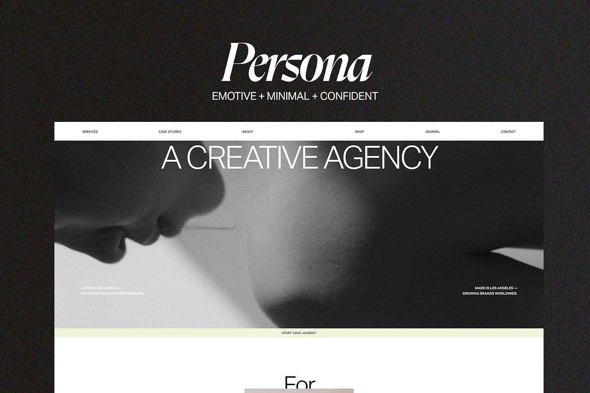 Persona: Squarespace 7.1 Template, a Squarespace Template by The Styled Square (Photo 4 of 7)