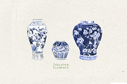 Jars and Tulips. Watercolor Set, a Decorative Illustration by Irina Dolgikh (Thumbnail 11 of 12)