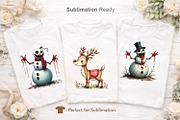 Whimsical Holiday Watercolor Clipart, an Illustration by Artnoy (Thumbnail 6 of 8)