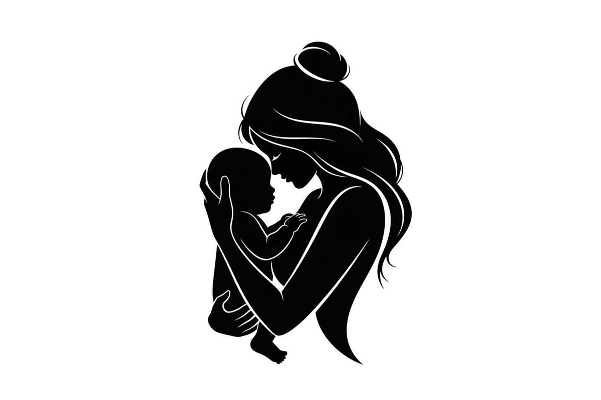 50 Mother and Baby Love Silhouette S, an Illustration by Designs_River (Photo 14 of 51)