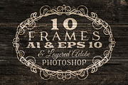 10 Frames Vol.4 - Vintage Ornament, an Object Graphic by Cruzine (Thumbnail 3 of 5)