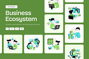 110 Animated Business Ecosystem, a Duotone Icon by Vectors Market (Thumbnail 1 of 4)