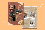5 Birthday Photo Collage Templates, a Templates & Theme by TemplateCastleStore (Thumbnail 6 of 9)