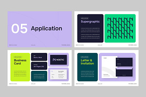 NOETIC - Brand Guidelines Powerpoint