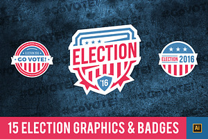 Election Badges & Graphics