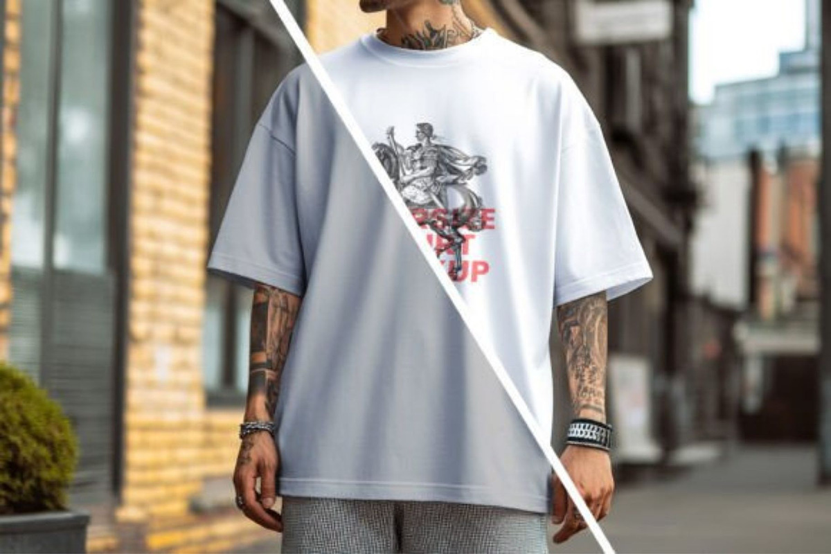 Oversize T-shirt Mockup, a Shirt Mockup by Akrinity Digital (Photo 2 of 2)