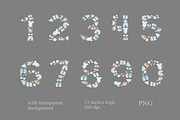 Watercolor Nursery numbers PNG, an Object Graphic by Alena Kurian (Thumbnail 3 of 3)
