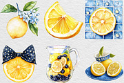 Yellow & Blue Lemon Sublimation, an Illustration by Black Bird Studio (Thumbnail 5 of 6)