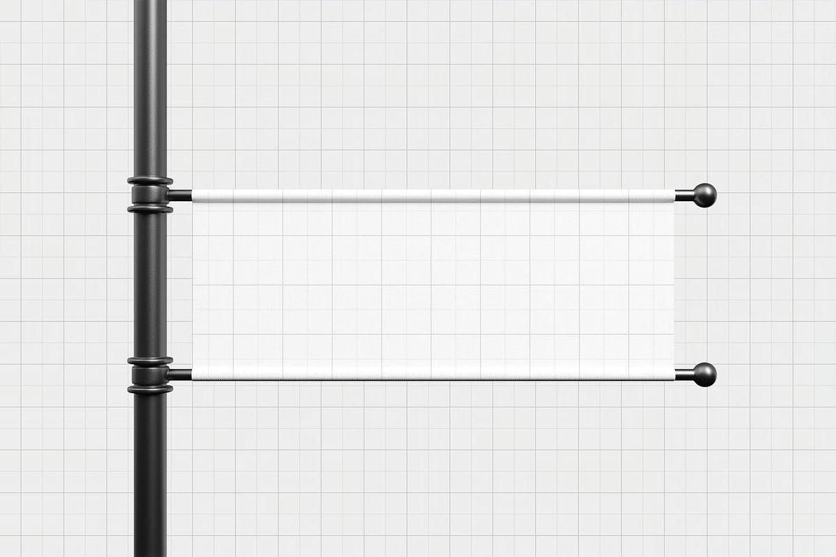 Horizontal Banner Mockup, an Advertising Mockup by zpackcreative (Photo 3 of 4)