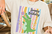 Birthday Pun Crocodile Hand-Drawn, a Seasonal Illustration by OK Design (Thumbnail 5 of 5)