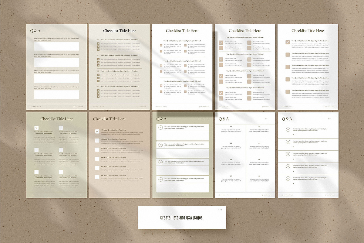 eCourse Creator Workbook Templates, a Marketing Template by AndrewPixel