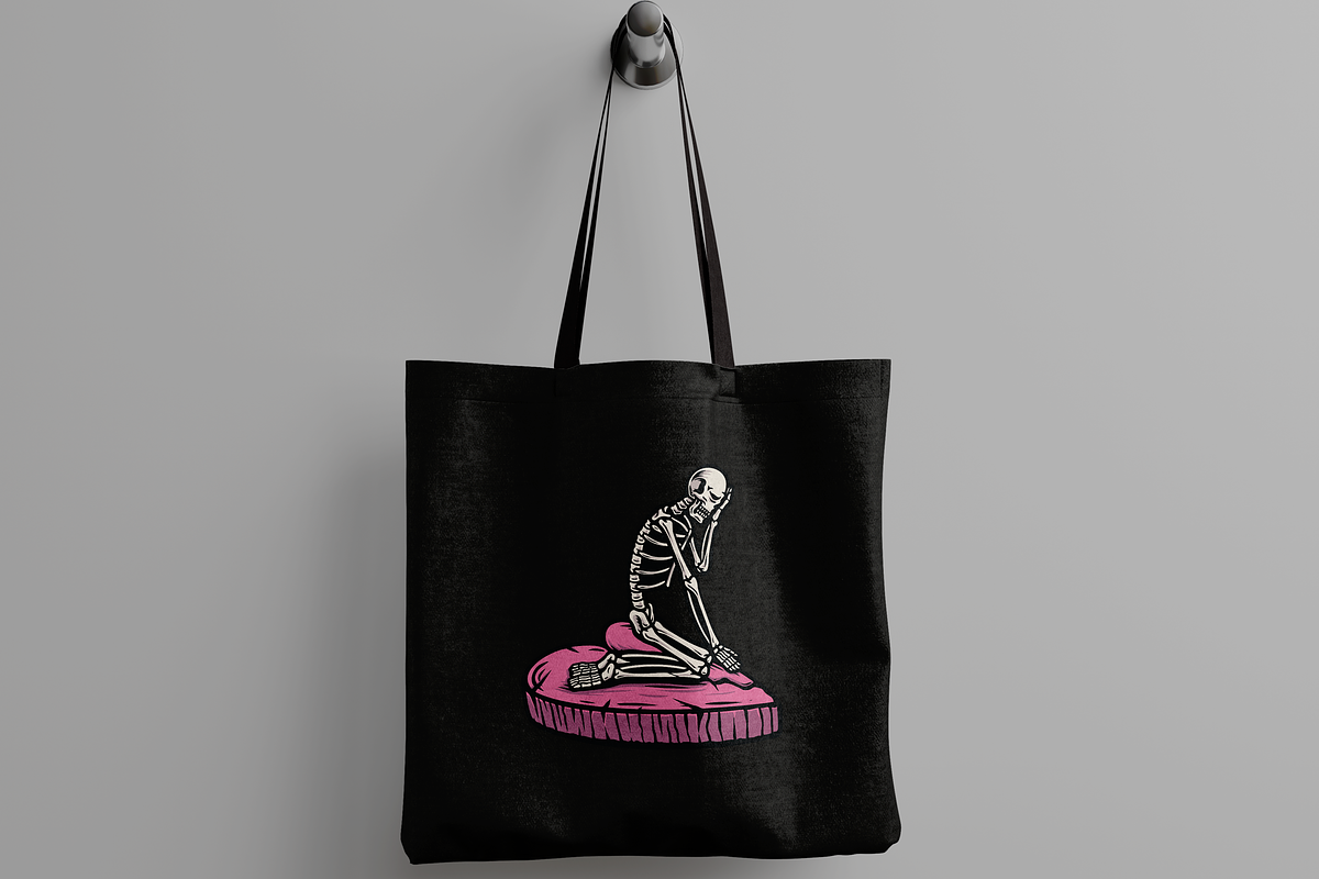 Thinking Skeleton, an Object Illustration by nomlimo.com (Photo 3 of 3)