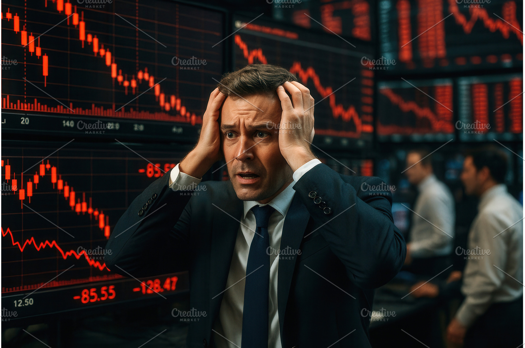 A businessman in a suit looks, a Business Photo by Sergey Kotenev