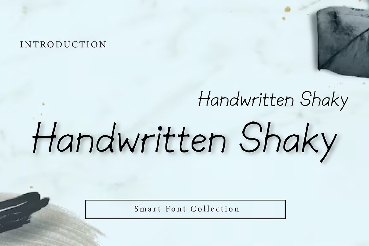 Handwritten shaky, a Handwritten Font by Wow Magic (Photo 1 of 3)