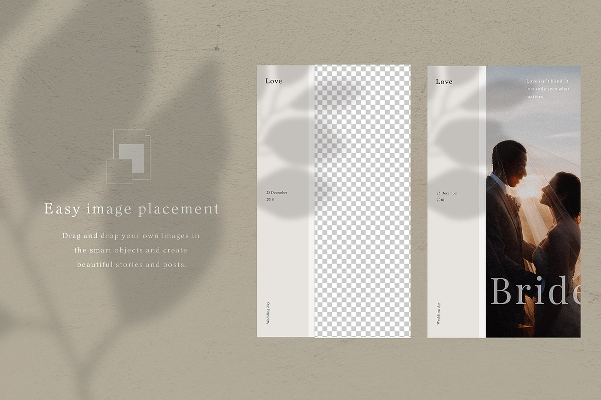 Wedding instagram template, a Social Media Template by Digital Breath templates (Photo 5 of 6)