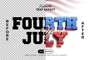 Fourth of July Text Effect, a Layer Style Add-On by Mockmenot (Thumbnail 2 of 3)