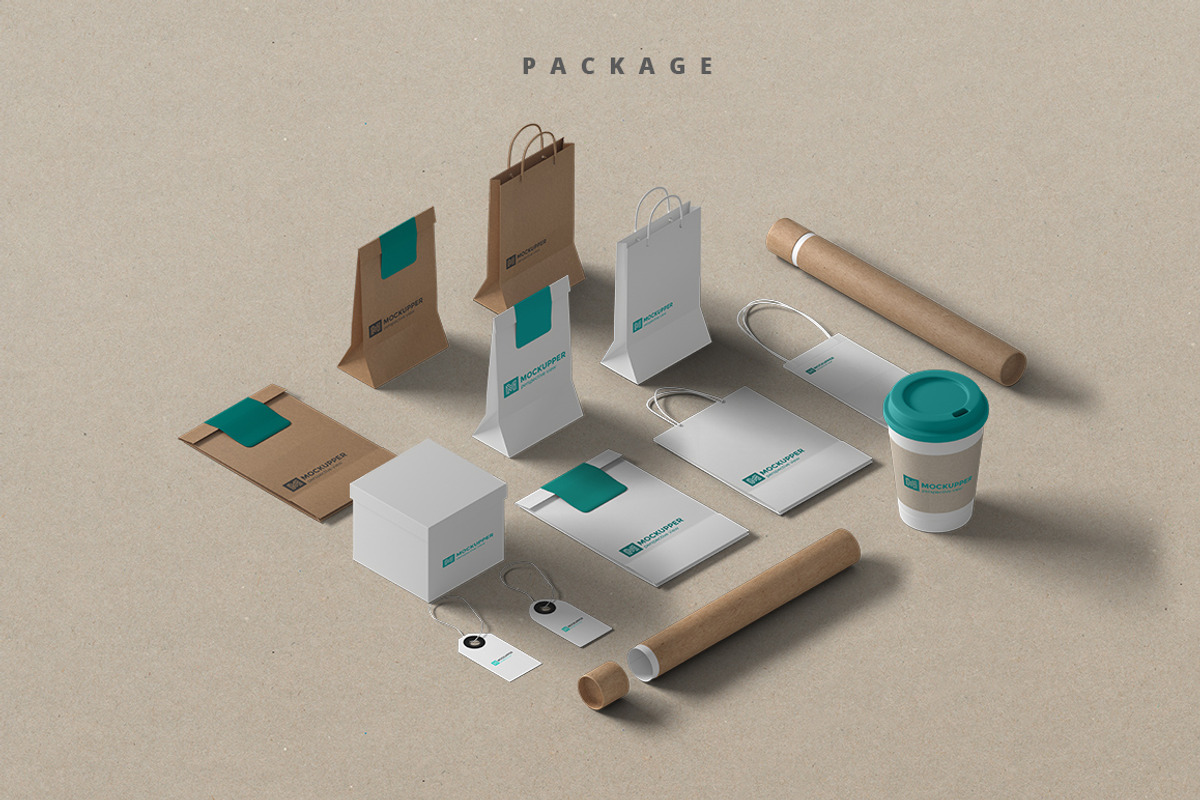Mockupper Scene Generator Isometric, a Packaging Mockup by Sentavio (Photo 6 of 8)