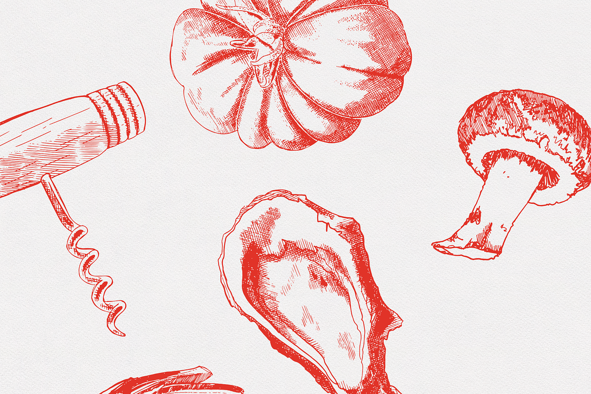French food illustrations, a Food Illustration by Camille Natton (Photo 7 of 7)