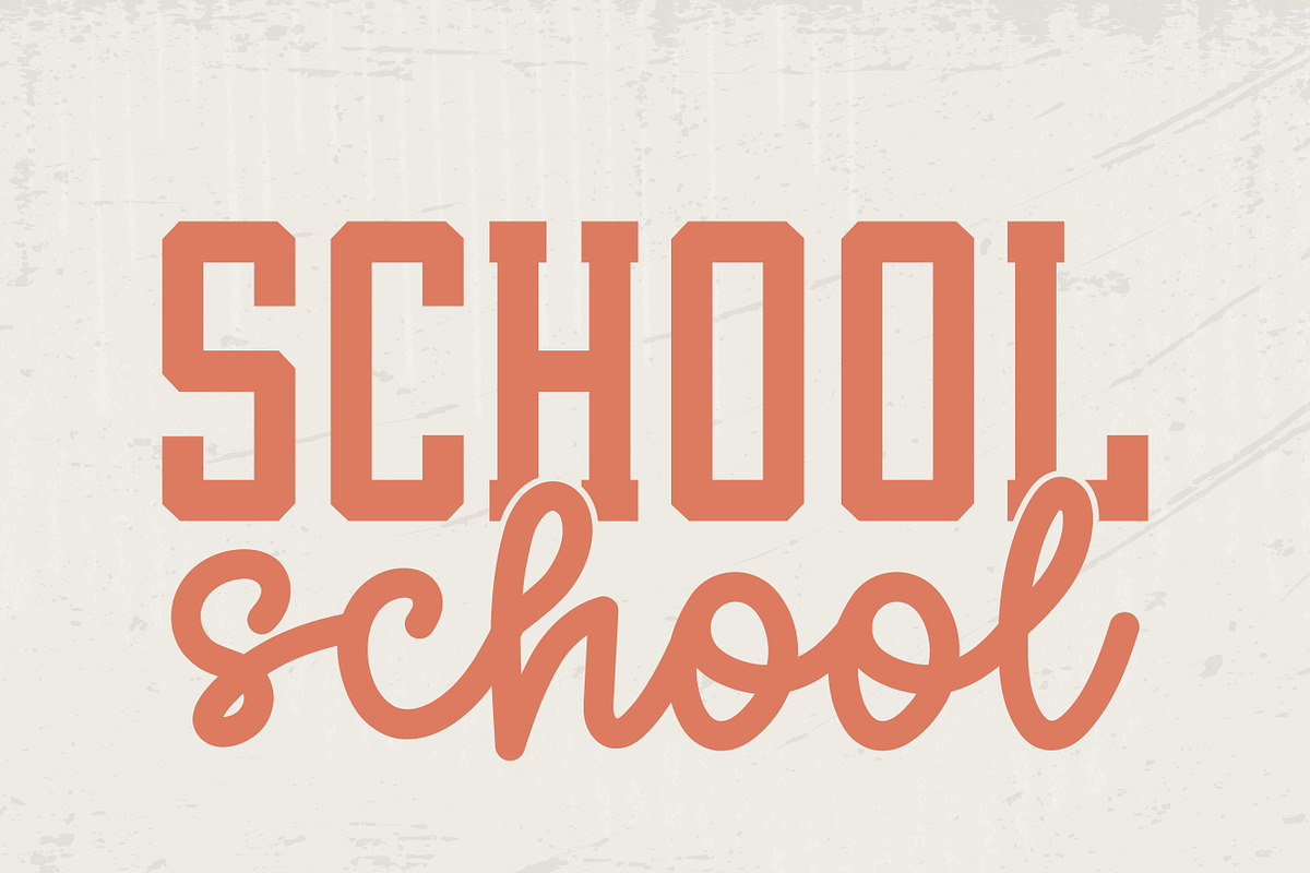 College Duo, a Slab Serif Font by Mini_World (Photo 5 of 5)