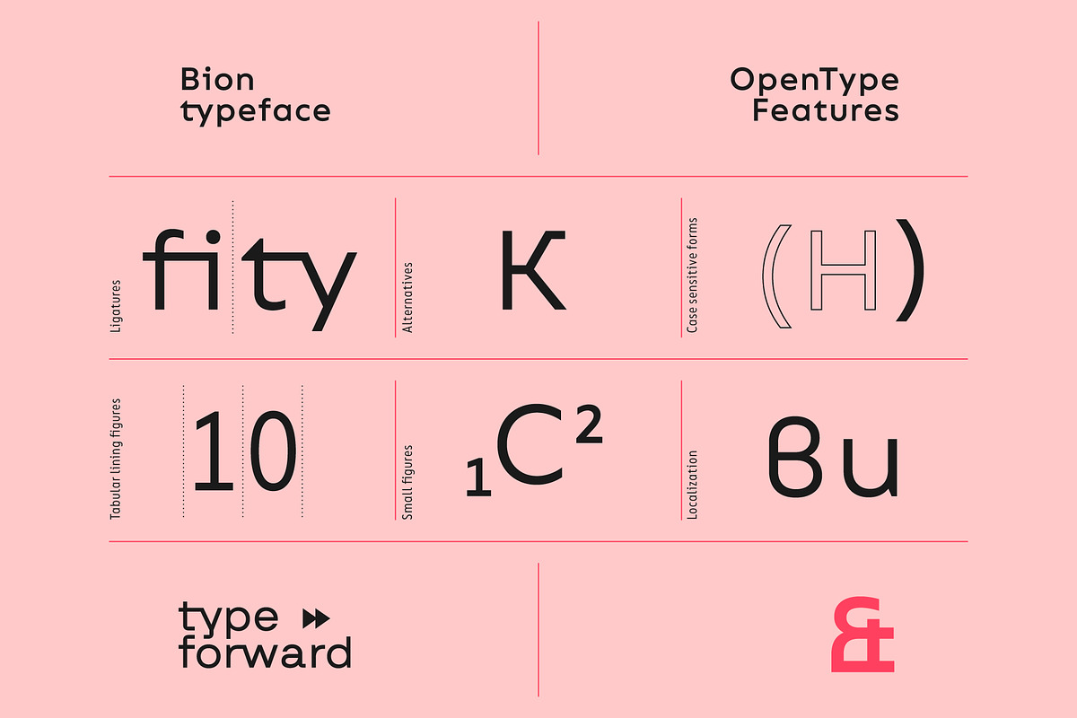 Bion Font Family, a Sans Serif Font by Type Forward (Photo 6 of 9)