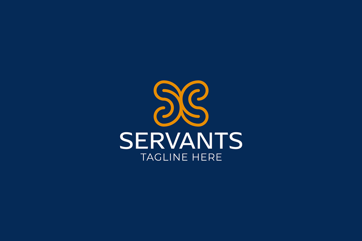 Sign Symbol Servant Logo Abstract, a Branding & Logo Template by Signatoro (Photo 2 of 3)