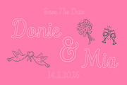 CS Dainty Dashed, a Script Font by Craft Supply Co. (Thumbnail 6 of 8)