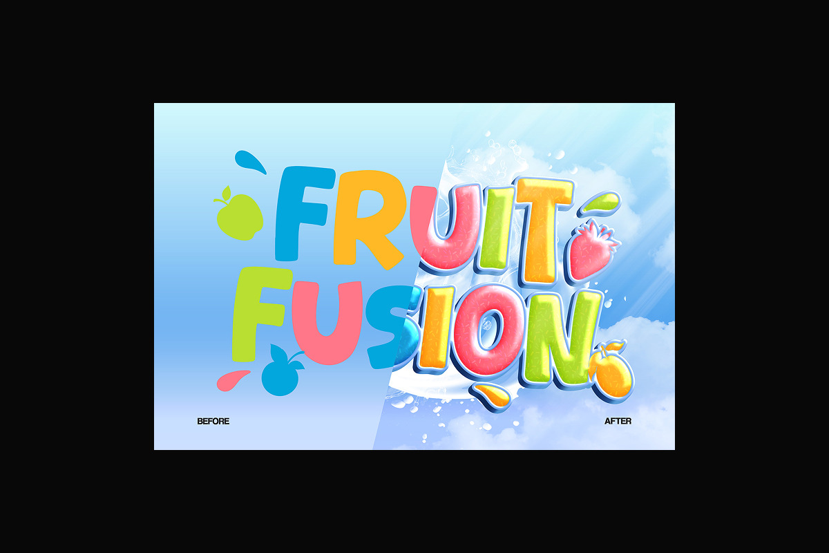 Jelly Gummy 3D Text Effects Pack, a Layer Style Add-On by Matsero (Photo 3 of 4)