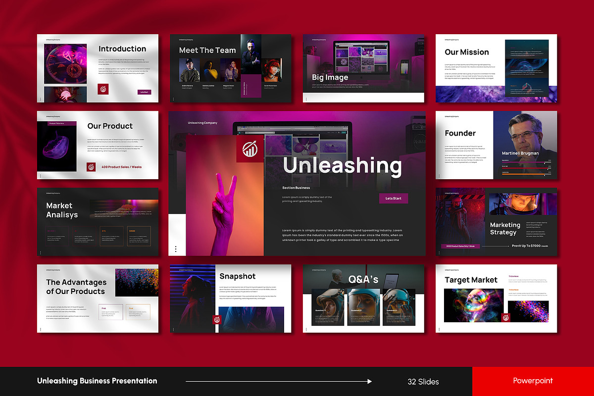 Business Presentation Powerpoint, a Presentation Template by VanillineGraph (Photo 1 of 5)