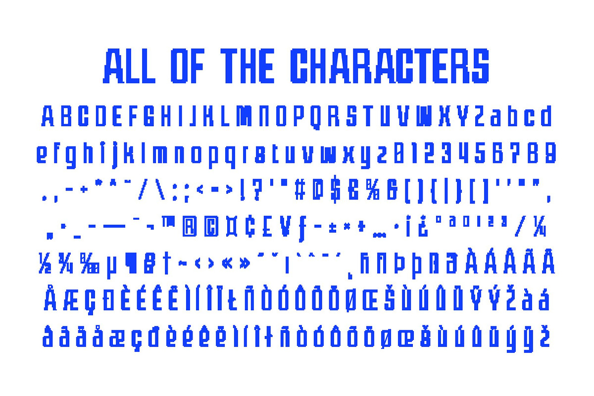 CS Wisdom Semipixel, a Sans Serif Font by Craft Supply Co. (Photo 8 of 8)