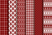 Christmas seamless pattern set., a Pattern Graphic by JuliaMalinovskaya (Thumbnail 4 of 4)