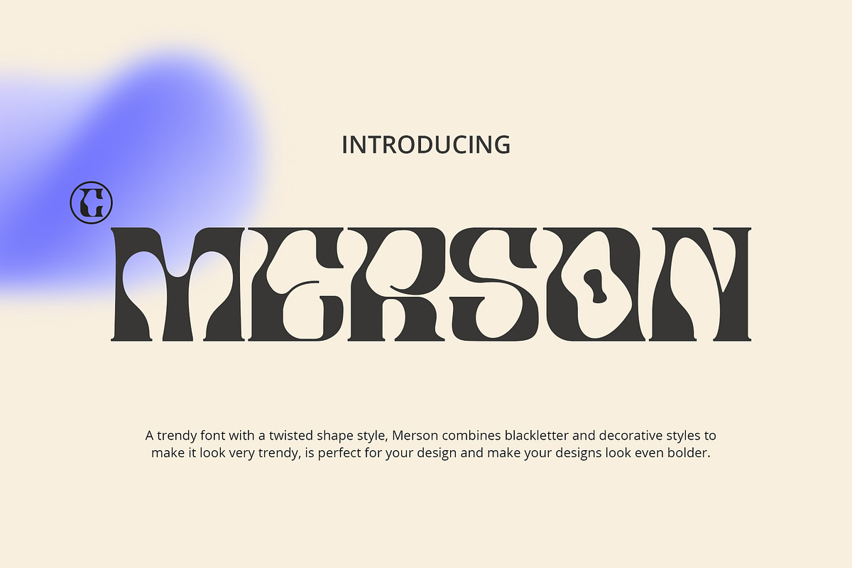 Merson, a Sans Serif Font by Damelev (Photo 1 of 10)