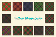 Christmas Plaid - Seamless Diagonal, a Pattern Graphic by Northern Whimsy Design (Thumbnail 2 of 3)