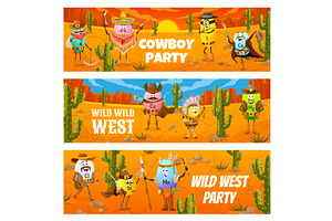 Wild West Party Banner