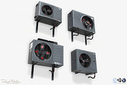Sci-fi Air conditiong PBR, an Object 3D Model by Daniel Mikulik (Thumbnail 1 of 20)
