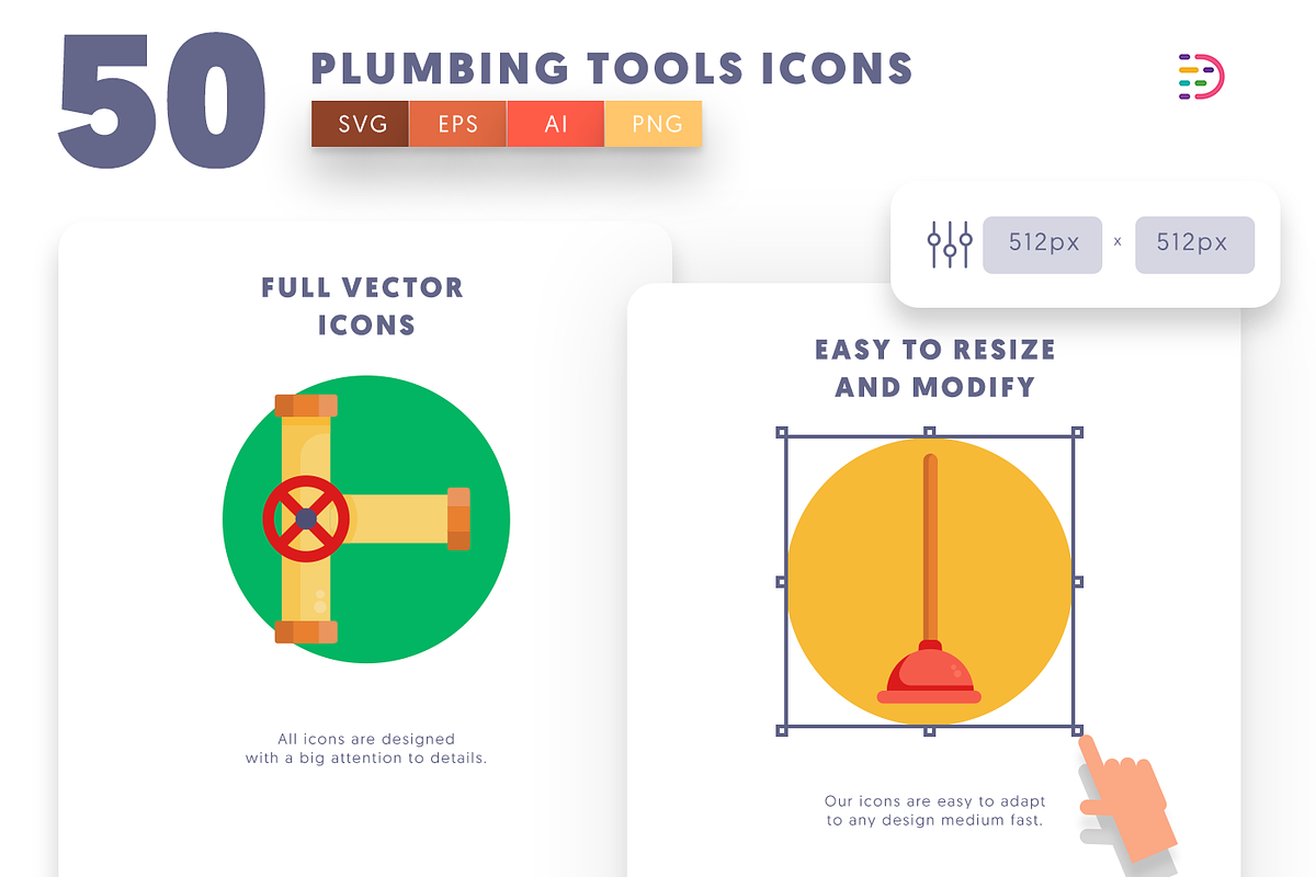50 Plumbing Icons, an Icon by Dighital (Photo 7 of 10)