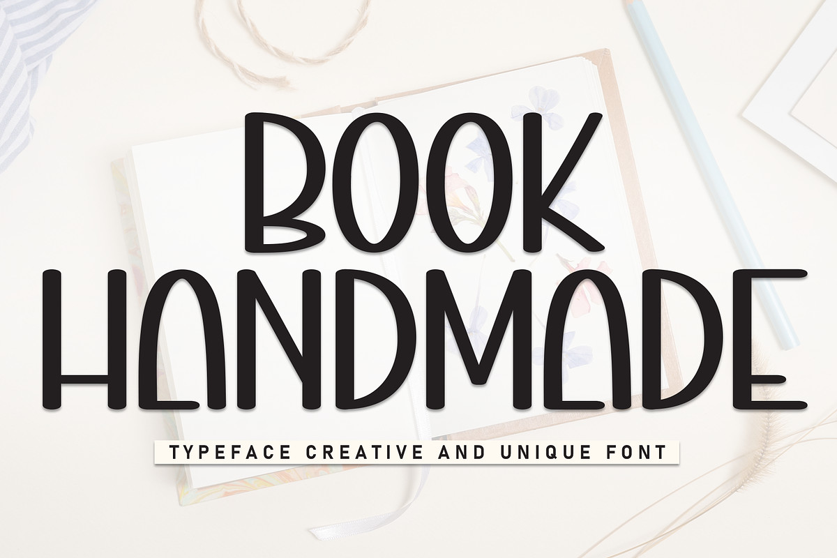 Book Handmade | Script Font, a Script Font by Scratchones (Photo 1 of 8)