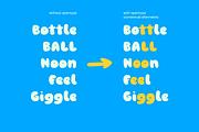 Banana Milk Bubble Display Font, a Handwritten Font by Colt Type Co (Thumbnail 3 of 5)
