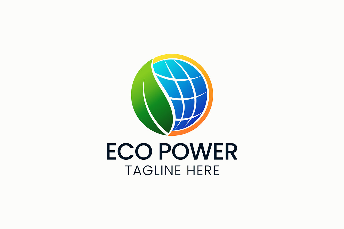 Eco Power Renewable Energy Logo, a Branding & Logo Template by Signatoro (Photo 1 of 3)