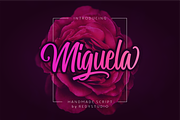 Miguela Script, a Script Font by RedyStudio (Thumbnail 1 of 10)