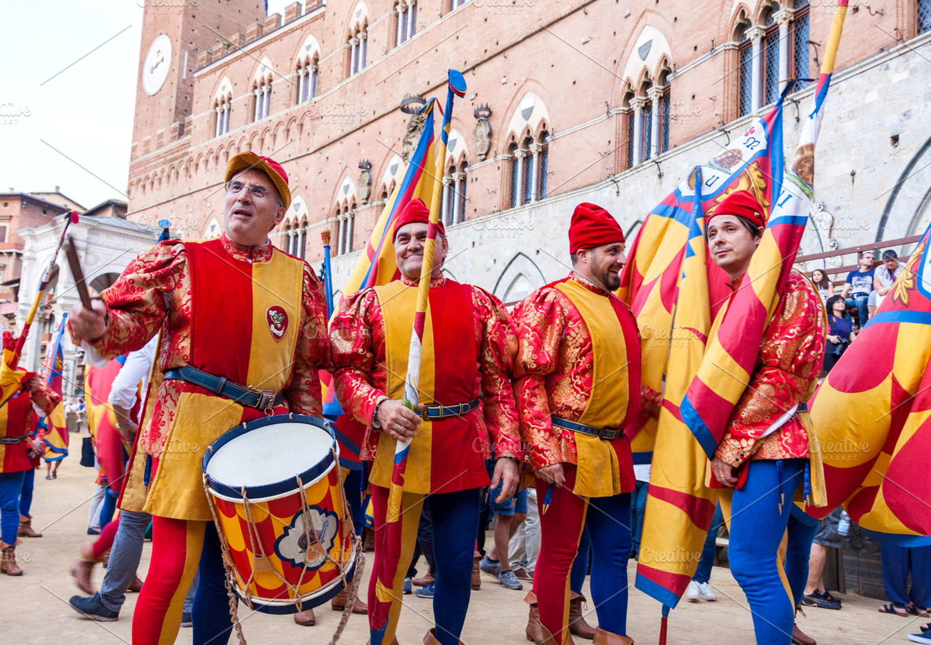 Palio horse race in Siena, a Holiday Photo by BOOCYS