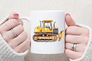 Watercolor Construction Clipart Bund, an Illustration by Sublimation Artist (Thumbnail 5 of 6)