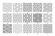 GeoMono Geometric Pattern Set, a Pattern Graphic by GraphicsEgg (Thumbnail 4 of 6)